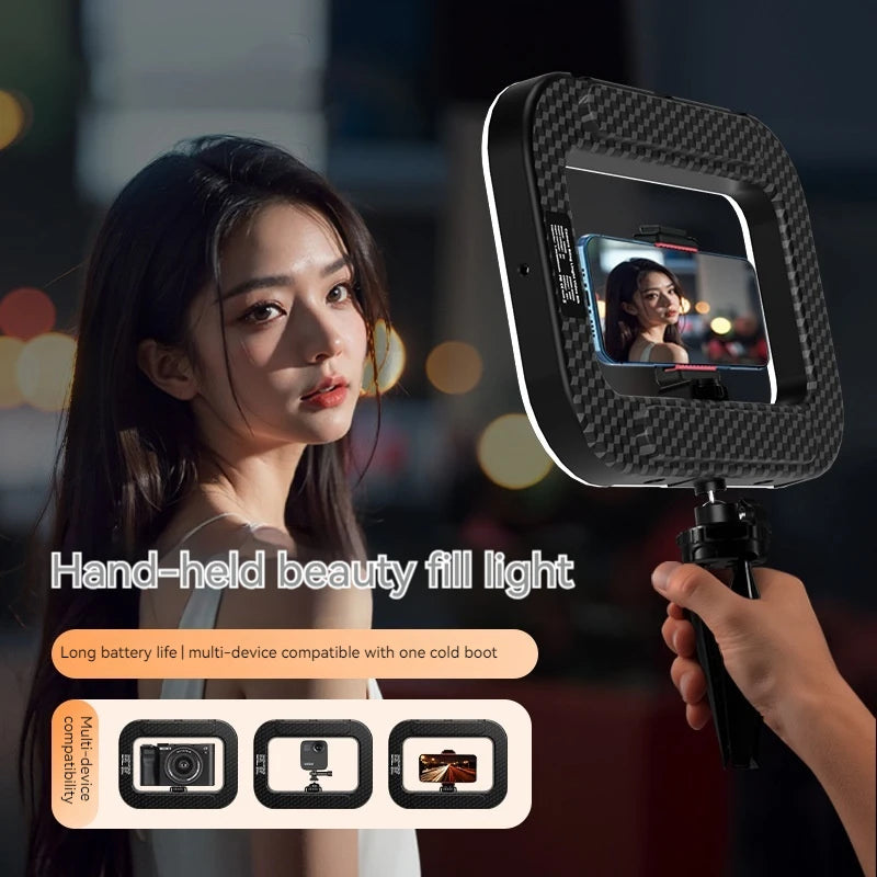 Anneau lumineux LED rechargeable pour téléphone portable