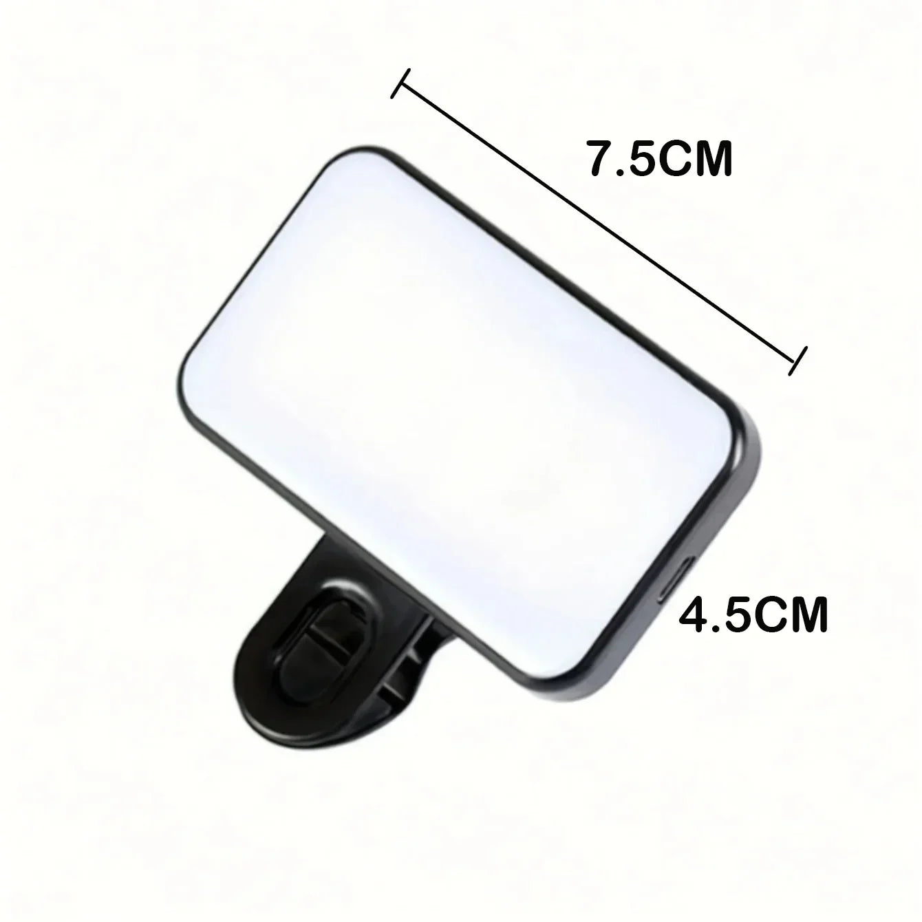Mini lampe LED rechargeable pour selfies – 3 modes de couleur