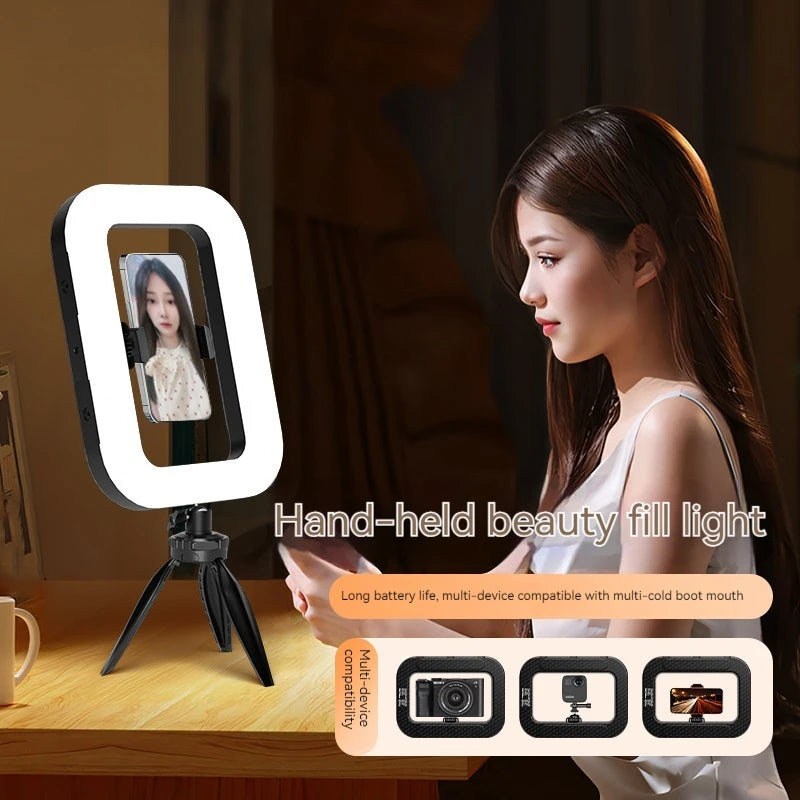Anneau lumineux LED rechargeable pour téléphone portable