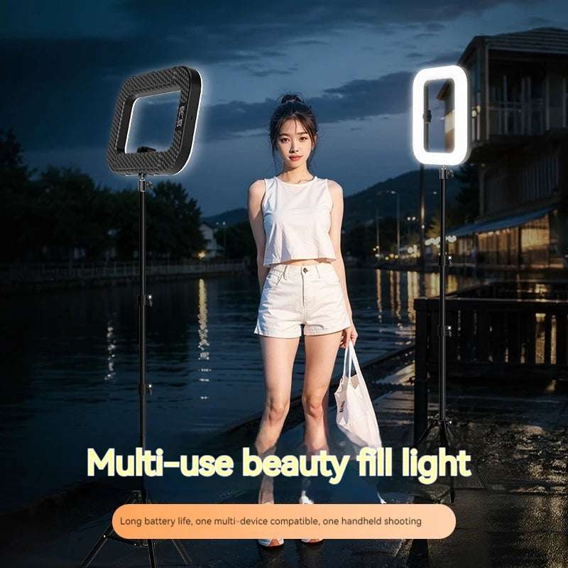 Anneau lumineux LED rechargeable pour téléphone portable