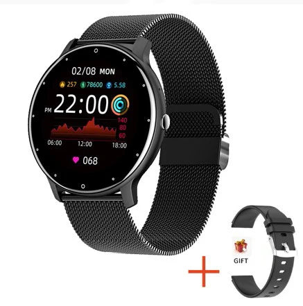 Montre connectée LIGE pour hommes et femmes, écran tactile, Bluetooth 5.2