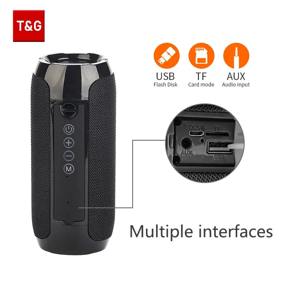 Enceinte Bluetooth portable TG117 sans fil